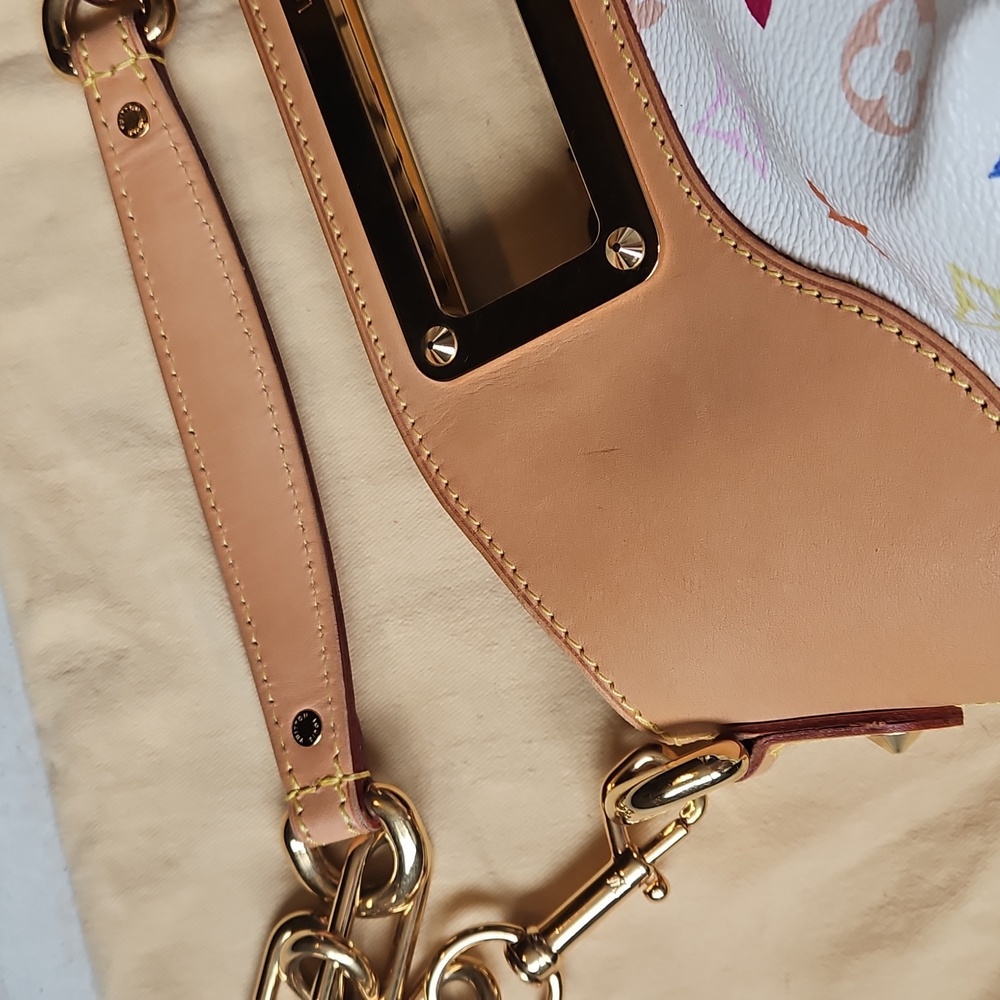 ๐Louis Vuitton Murakami Judy GM White Multicolor Monogram Bag - Picture 7 of 16